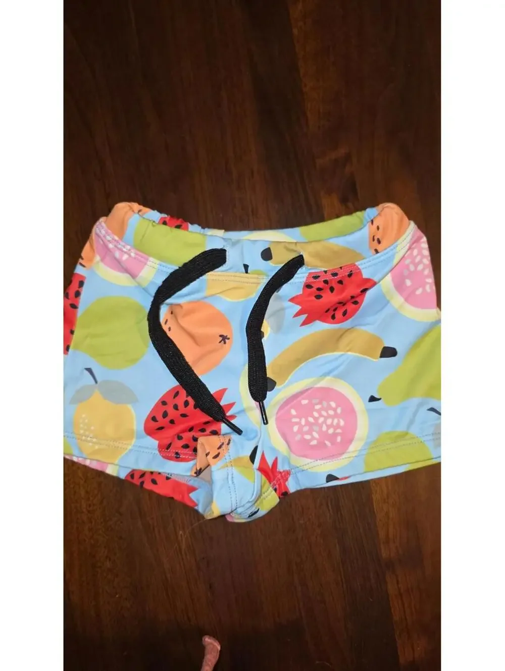 Kortni Jeane Boys Swim Shorts‎ Fruit Salad Pattern Toddler Size 12-18 Months